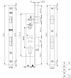 Замок Kale 153P d35 (засувка) D.0153.P350 фото 3